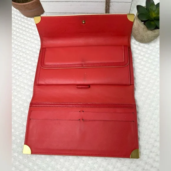 ❤️Louis Vuitton 2005 Taurillon Leather Continental Wallet